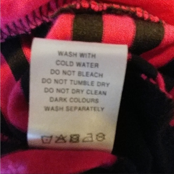 🌹🌹Aster Lovely Black & Hot Pink Tunic/Top Size L🌹🌹 - Picture 5 of 6